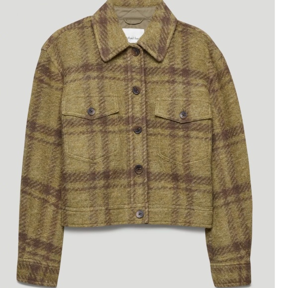 Wilfred Free Autumn Cropped Ganna Utility Shirt Jacket - Picture 2 of 11